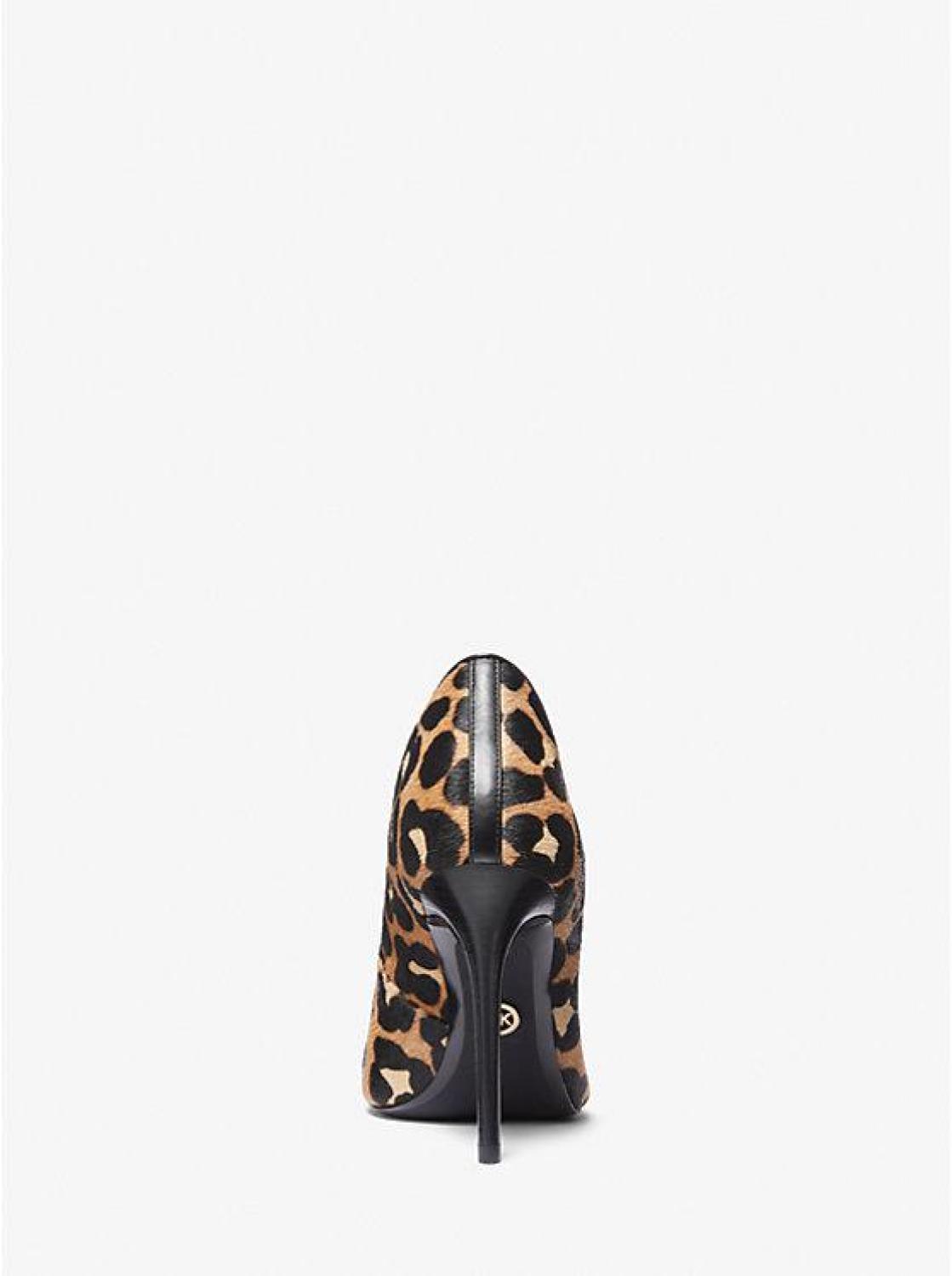 Keke Leopard Print Calf Hair Pump