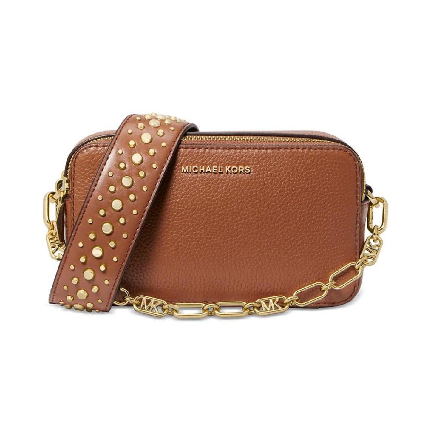 Jet Set Small Double Zip Camera Chain Crossbody