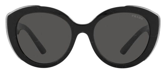 Prada PR 01YS 09V5S0 Oval Sunglasses