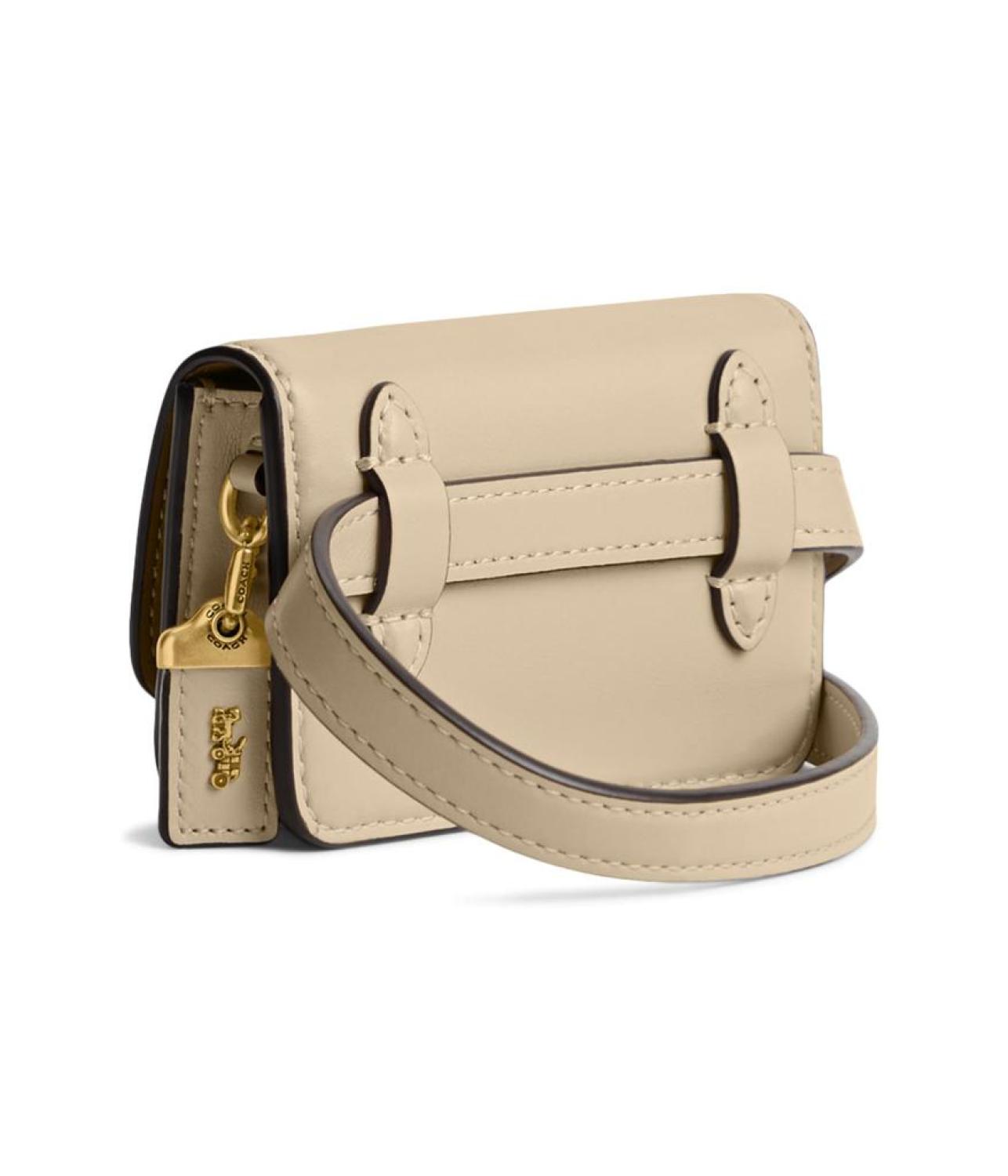 Luxe Refined Calf Leather Bandit Card Belt Bag