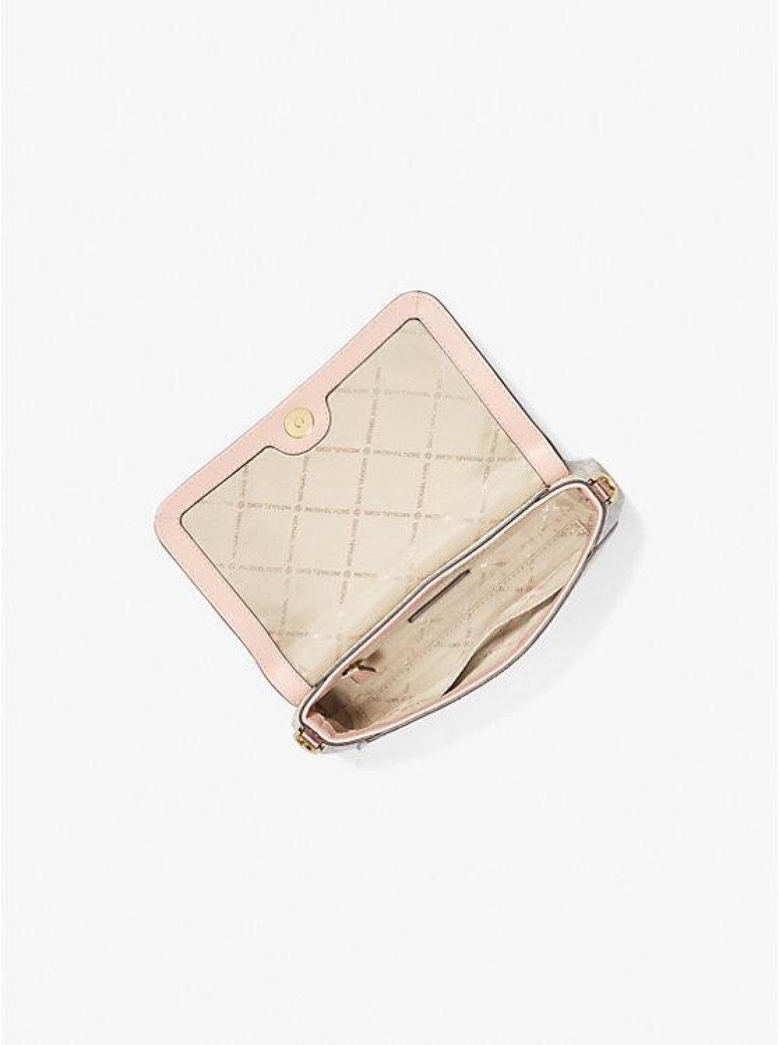 Jet Set Medium Signature Logo and Patent Convertible Crossbody Bag