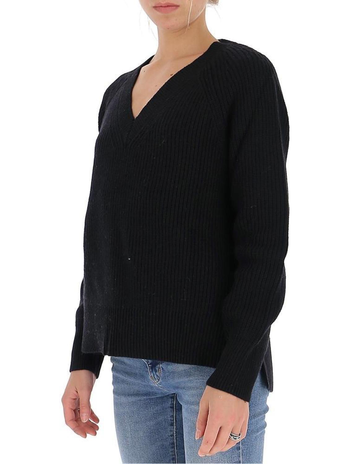 Michael Michael Kors V-Neck Ribbed Sweater