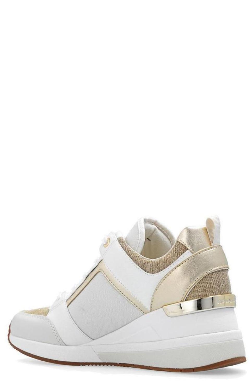 Michael Michael Kors Logo Patch Wedge-Heel Sneakers