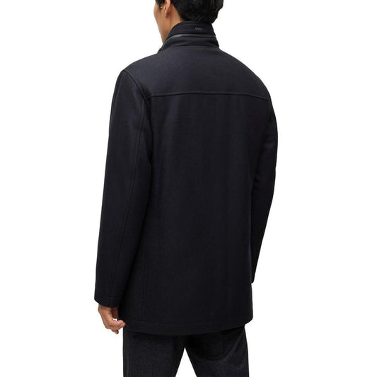 Men's Melange Relaxed-Fit Coat