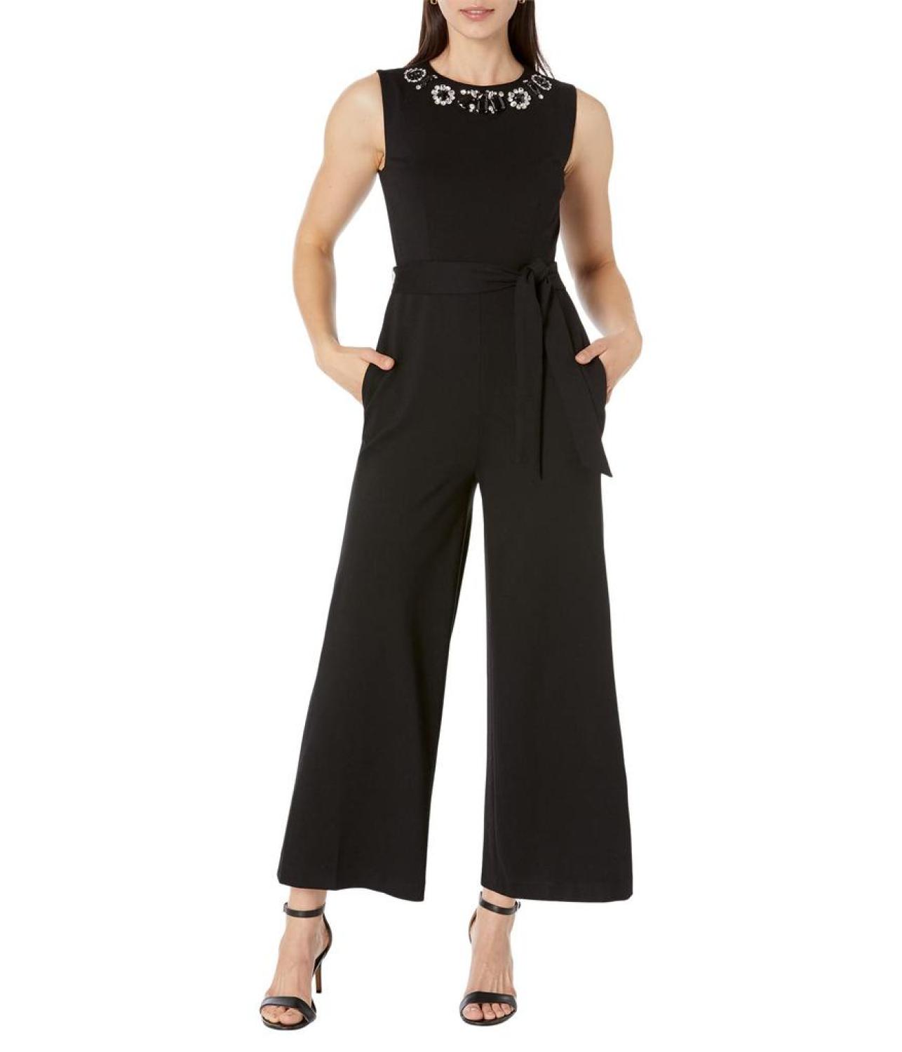 Embellished Ponte Jumpsuit