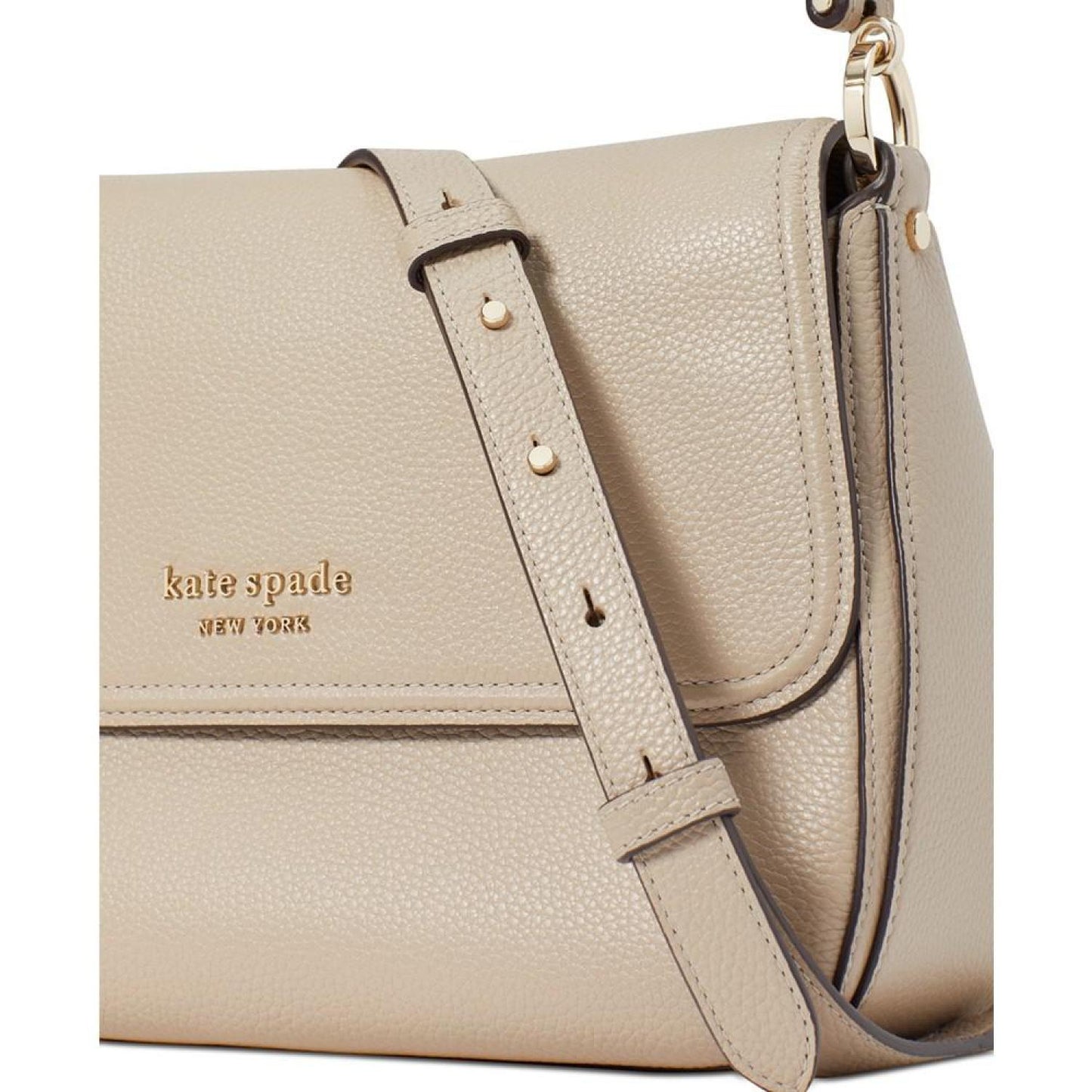 Hudson Pebbled Leather Shoulder Bag