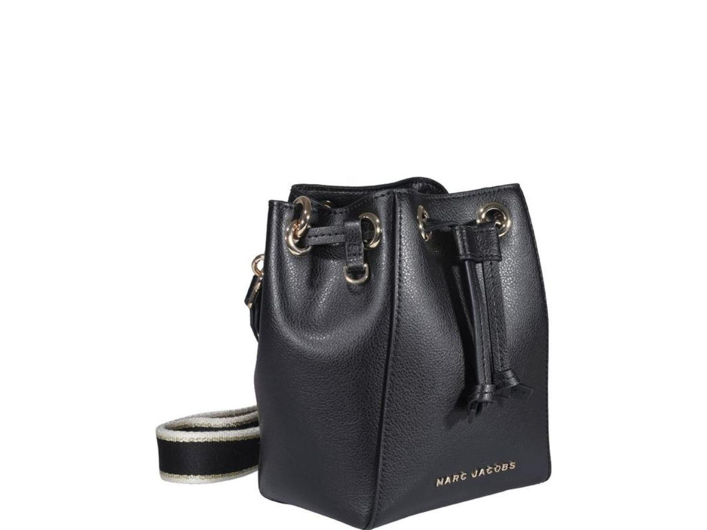 Marc Jacobs Logo Plaque Drawstring Bucket Bag