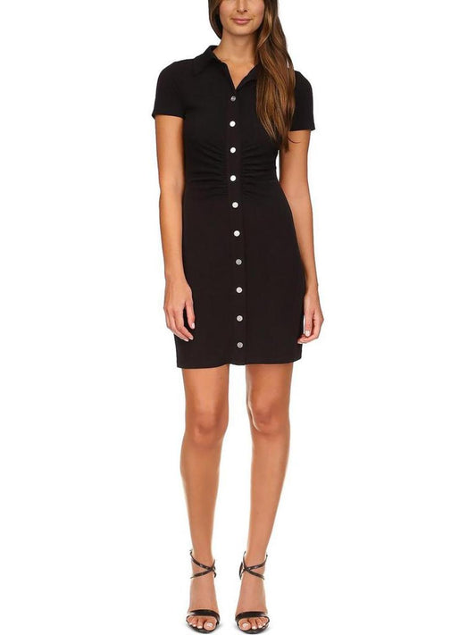 Womens Collared Short Mini Dress