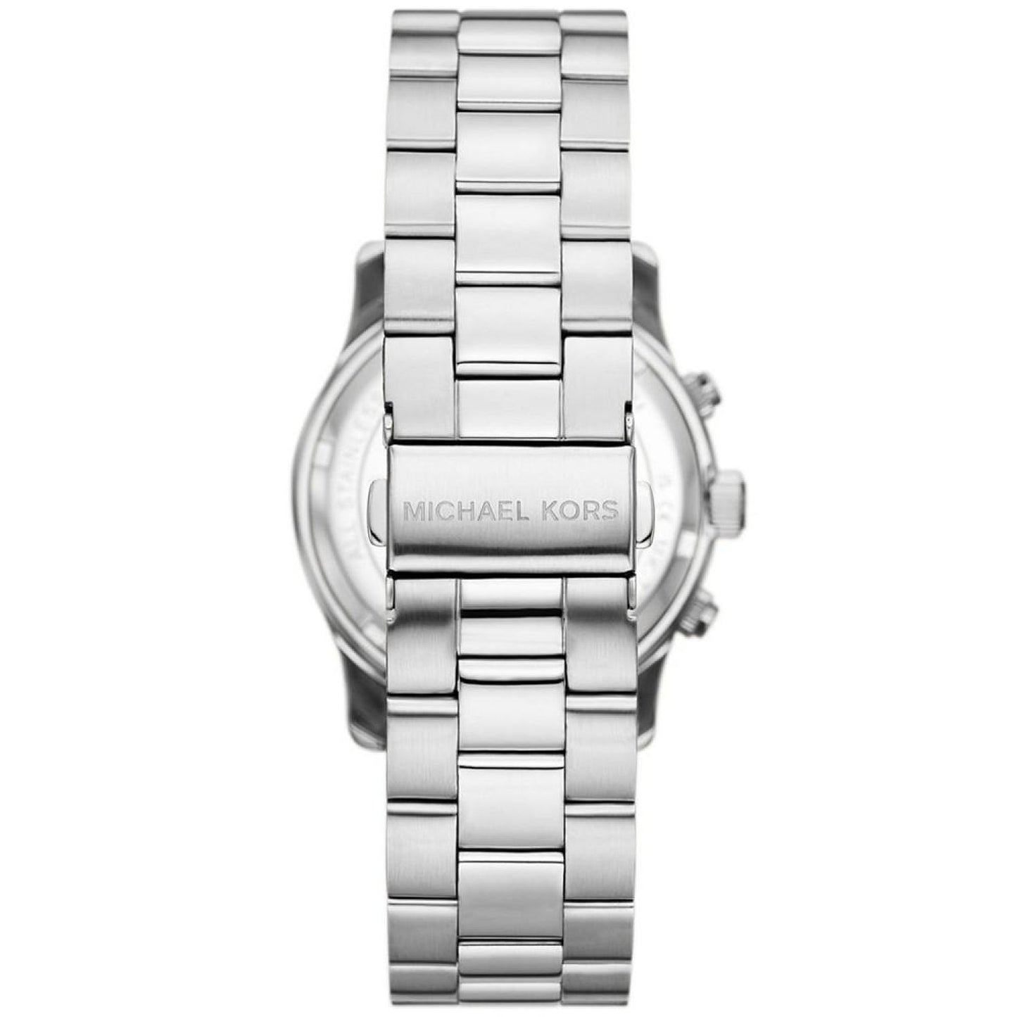 Women's Runway Chronograph Silver-Tone Stainless Steel Bracelet Watch, 38mm