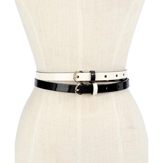 Women's 15mm 2 For 1 Belts Patent