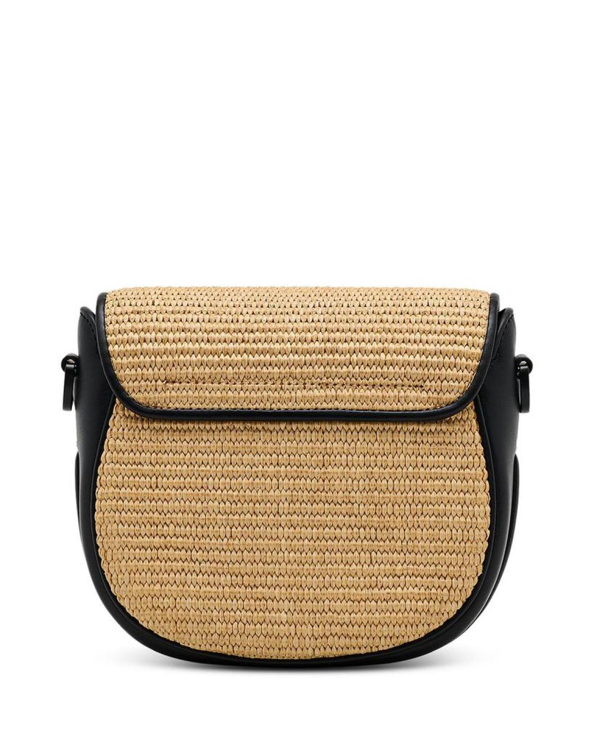 The Woven J Marc Small Saddle Bag