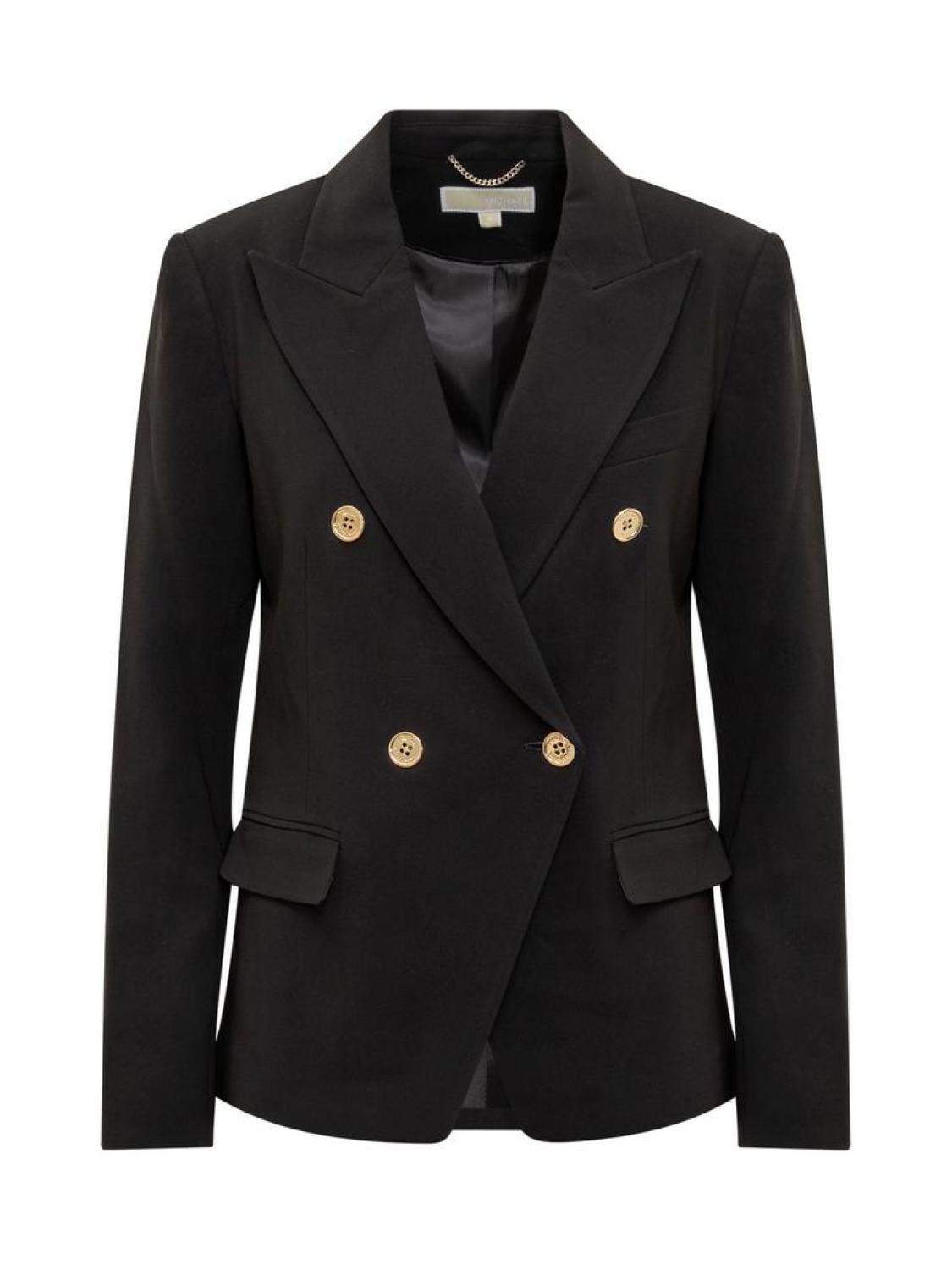 Michael Michael Kors Double Breasted Straight Hem Blazer