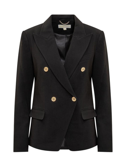 Michael Michael Kors Double Breasted Straight Hem Blazer