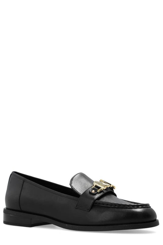 Michael Michael Kors Logo Plaque Round-Toe Loafers