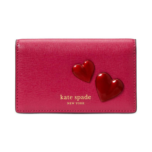 Pitter Patter Smooth Leather Bifold Snap Wallet