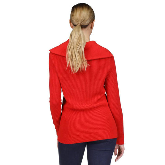 Women's Half-Zip Sweater, Regular & Petite