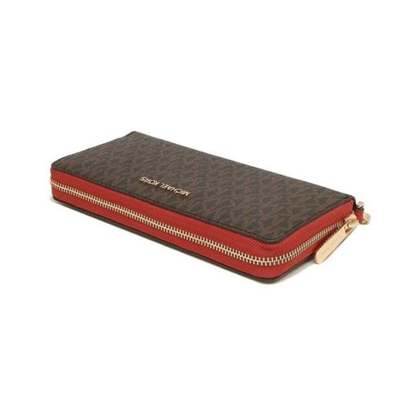 Michael Kors Women's Jet Set Travel Large MK Signature Continental Wallet