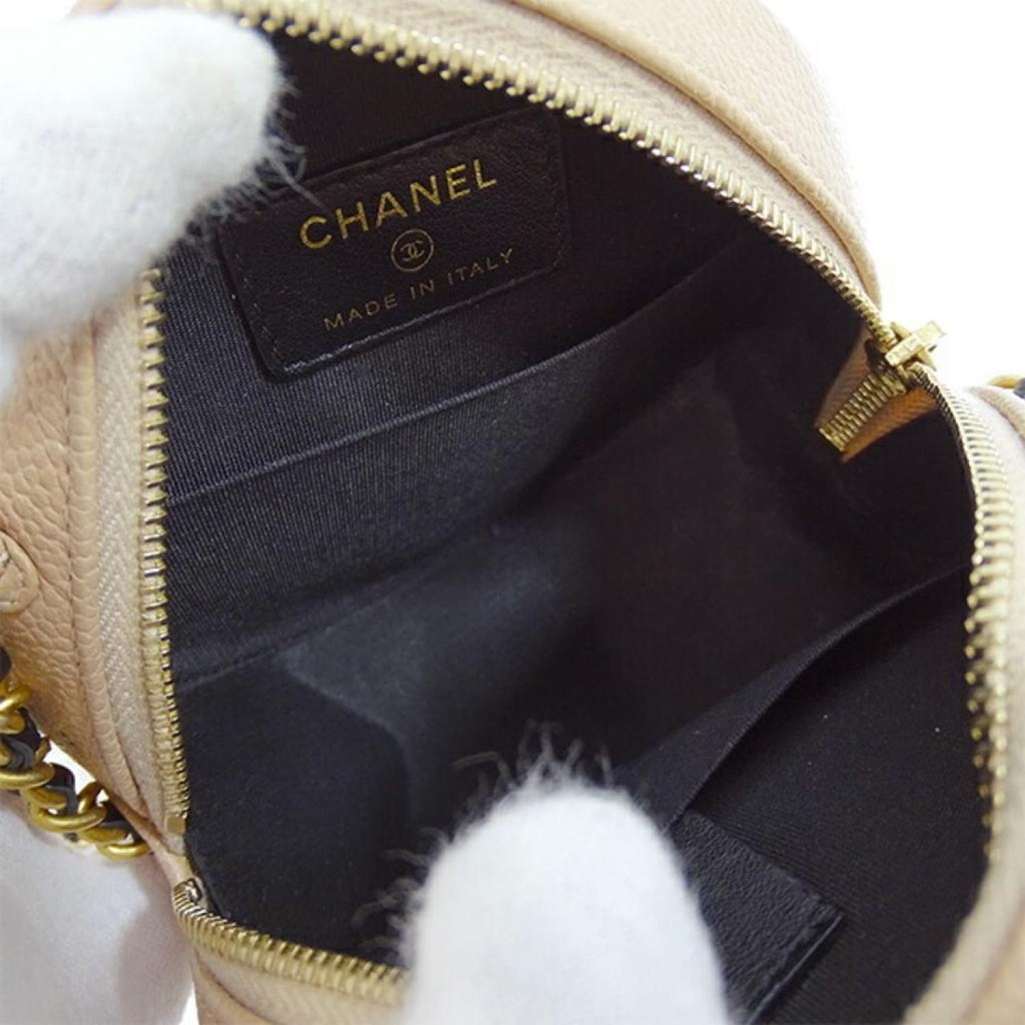 Chanel Logo Cc  Pony-Style Calfskin Shoulder Bag (Pre-Owned)