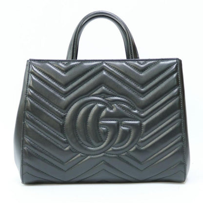 Gucci Gg Marmont Leather Handbag (Pre-Owned)