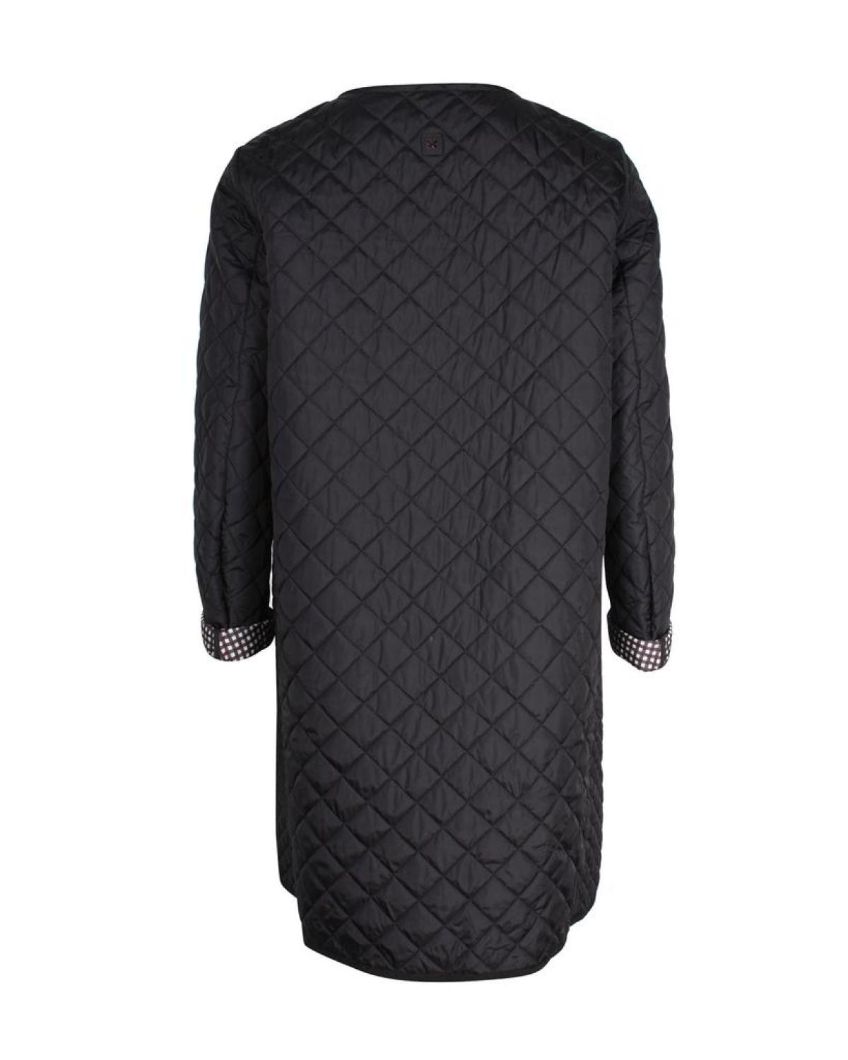 Max Mara Weekend Mixed Quilted Jacket in Black Polyamide