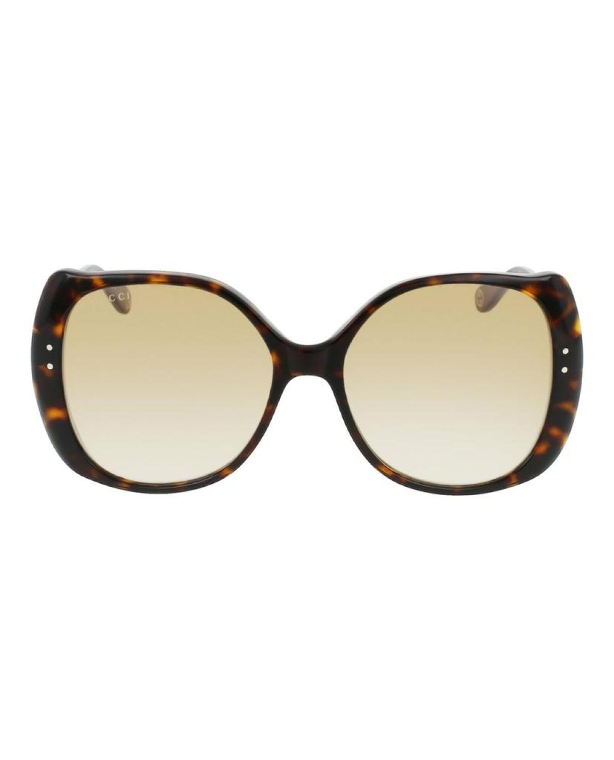 Round-Frame Acetate Sunglasses