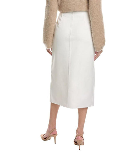 Michael Kors Collection Scissor Wool, Angora, & Cashmere-Blend Skirt