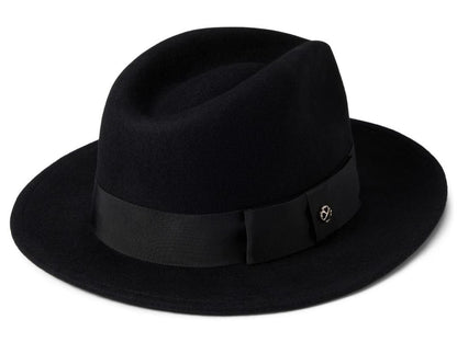 Grosgrain Bow Felt Fedora