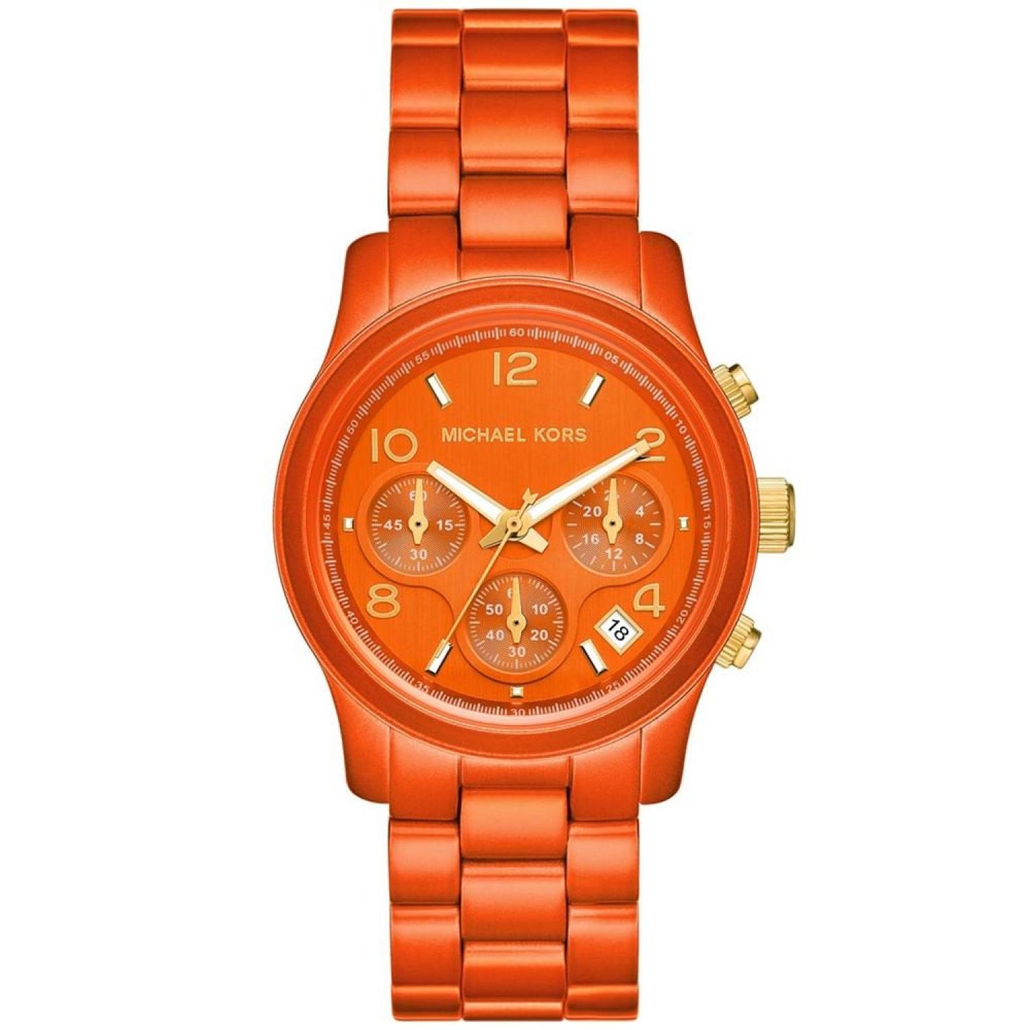 Women's Limited Edition Runway Chronograph Spiced Coral Stainless Steel Watch 38mm