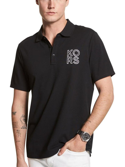 Mens Cotton Logo Polo