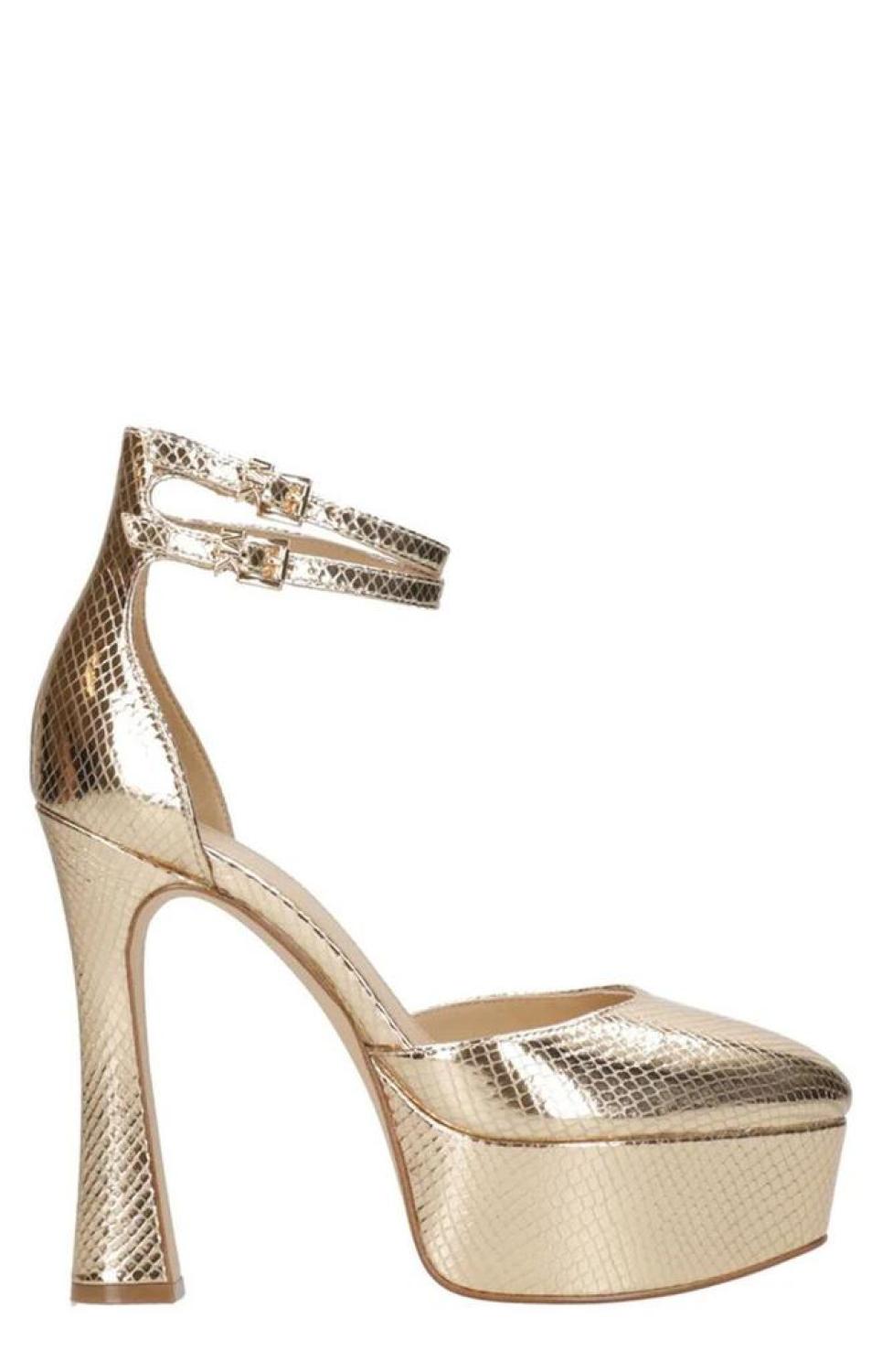 Michael Michael Kors Round Toe Platform Pumps