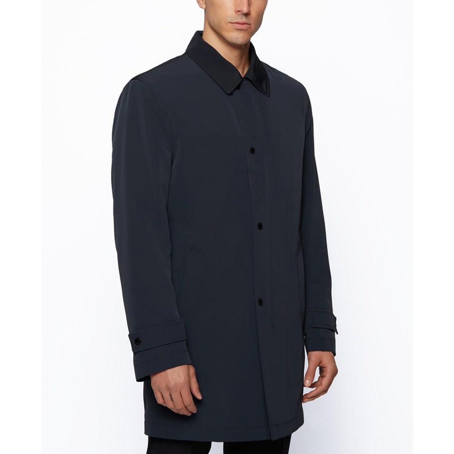 Men's Recycled-Fabric Overcoat