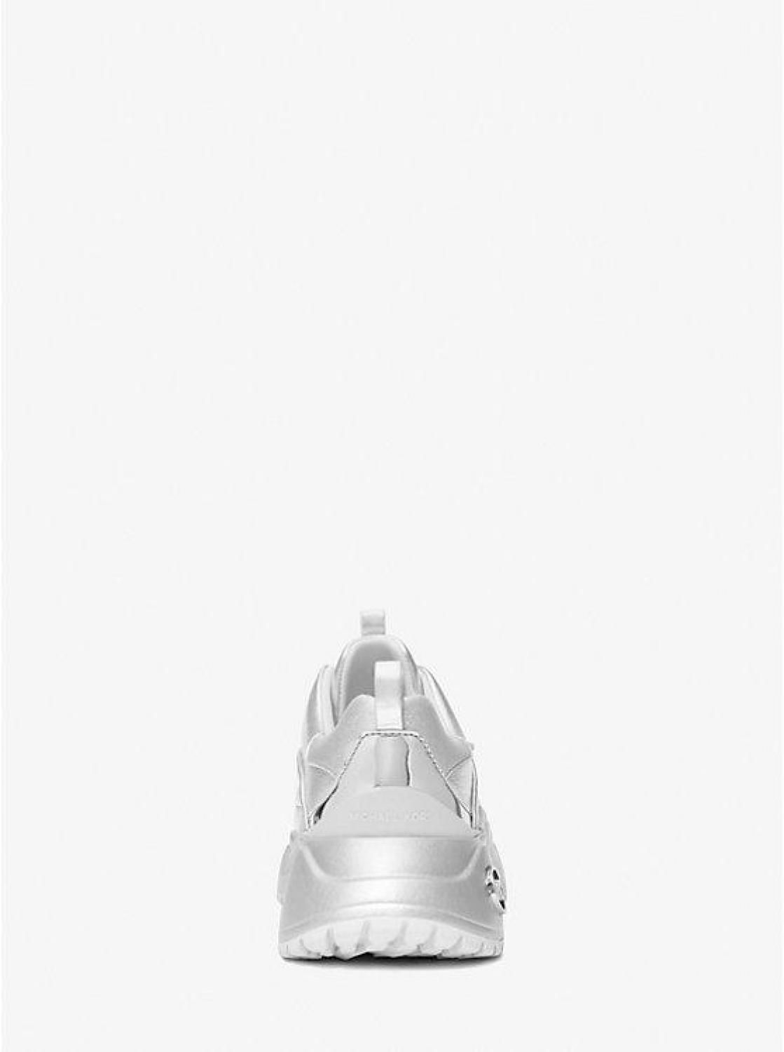 Dara Metallic Leather Trainer