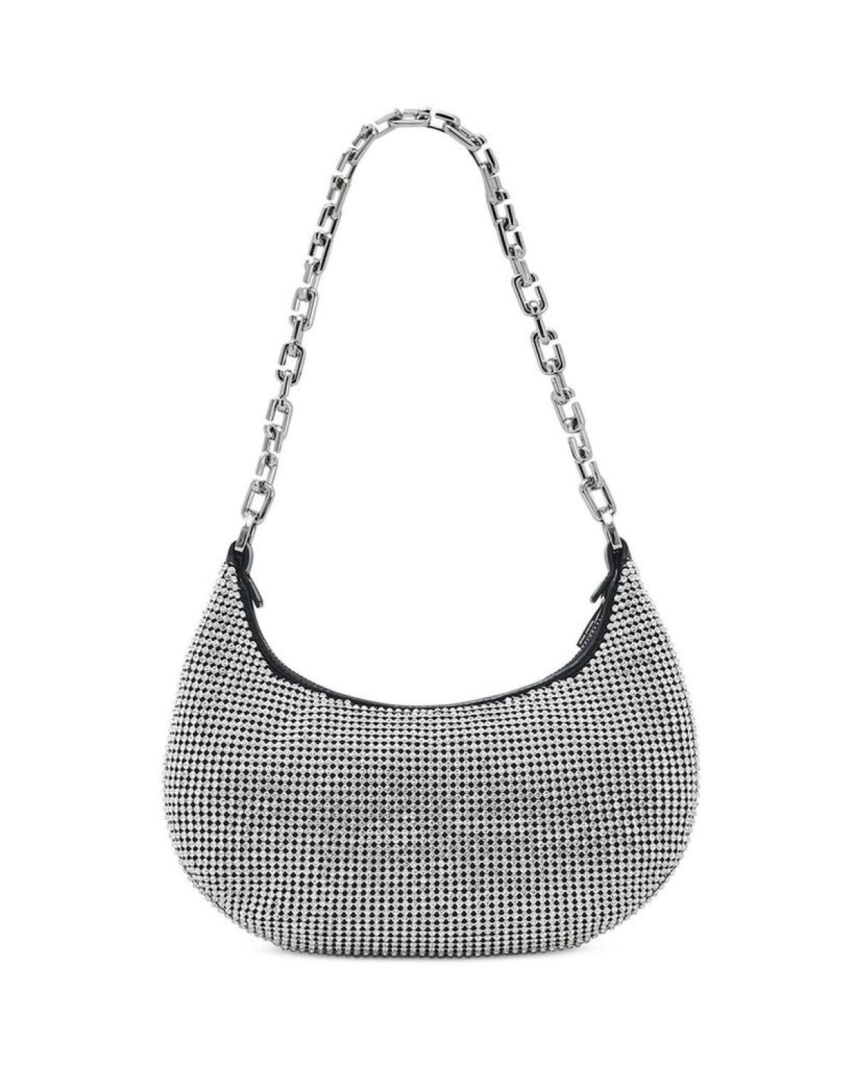 The Rhinestone Small Curve Bag