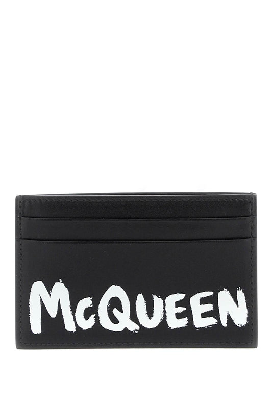 Alexander mcqueen graffiti cardholder