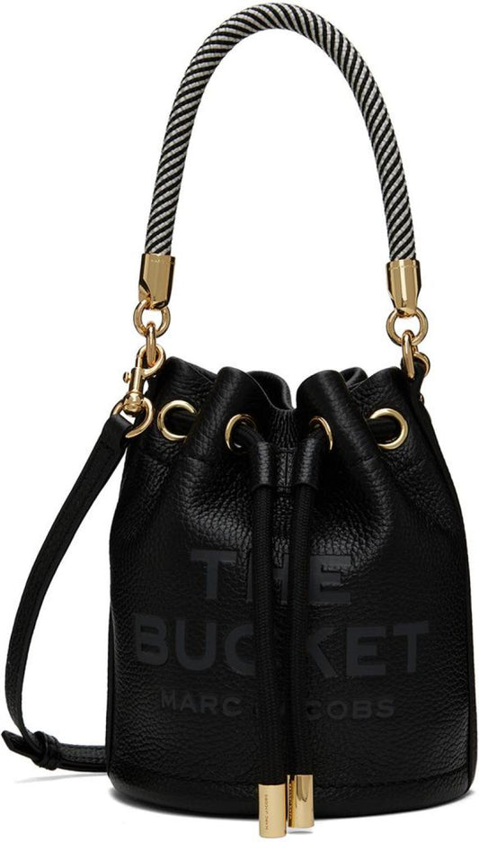 Black 'The Leather Mini Bucket' Bag