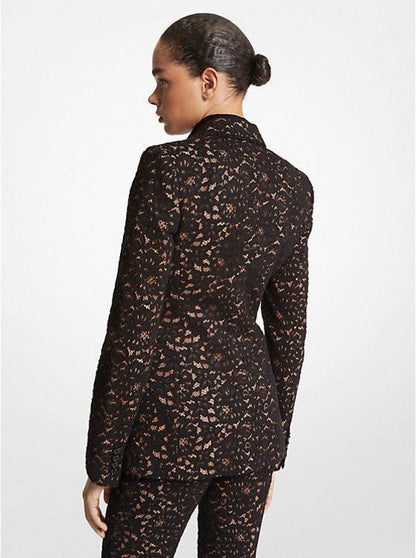 Georgina Corded Floral Lace Blazer