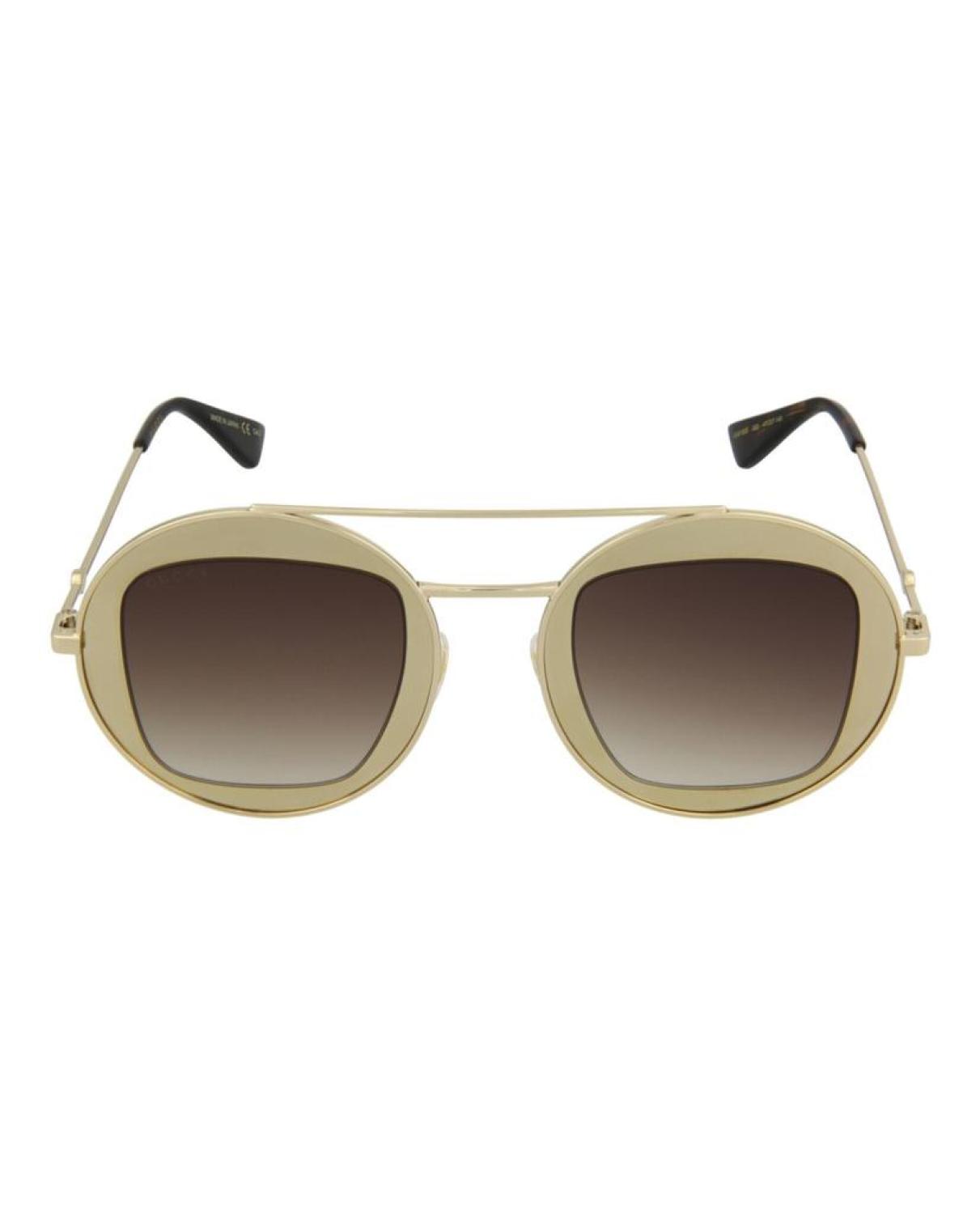 Panthos-Frame Metal Sunglasses