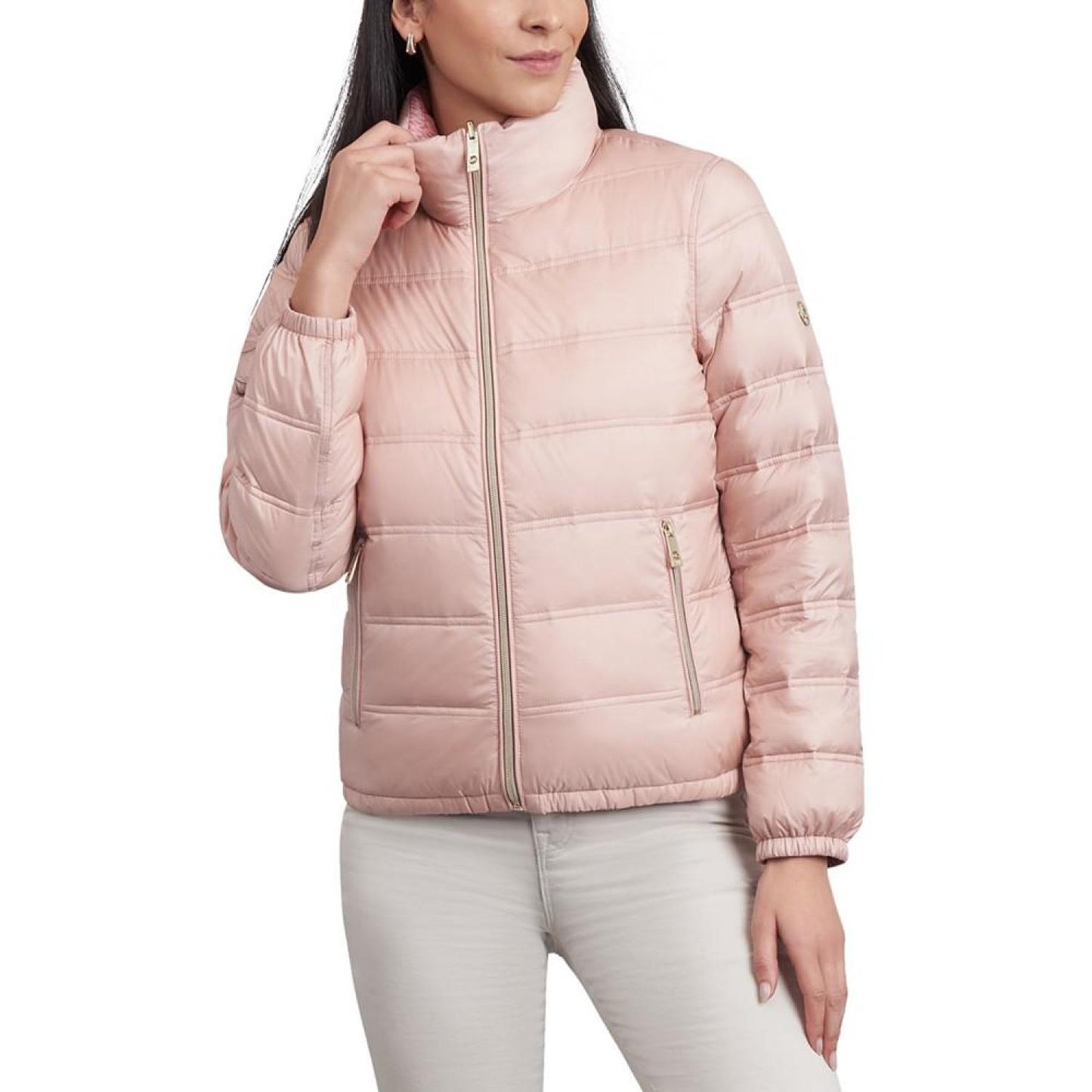 Women's Reversible Shine Down Puffer Coat, Created for Macy's