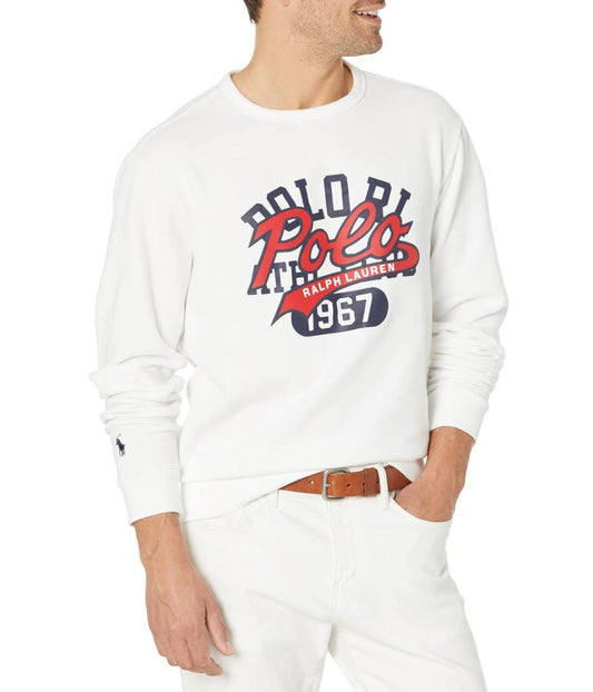 Logo Crew Neck Fleece Sweatshirt