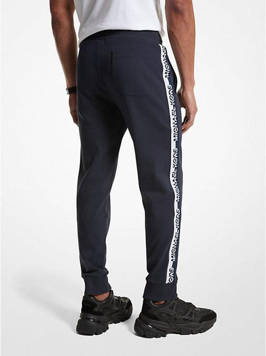 Logo Tape Cotton Blend Joggers