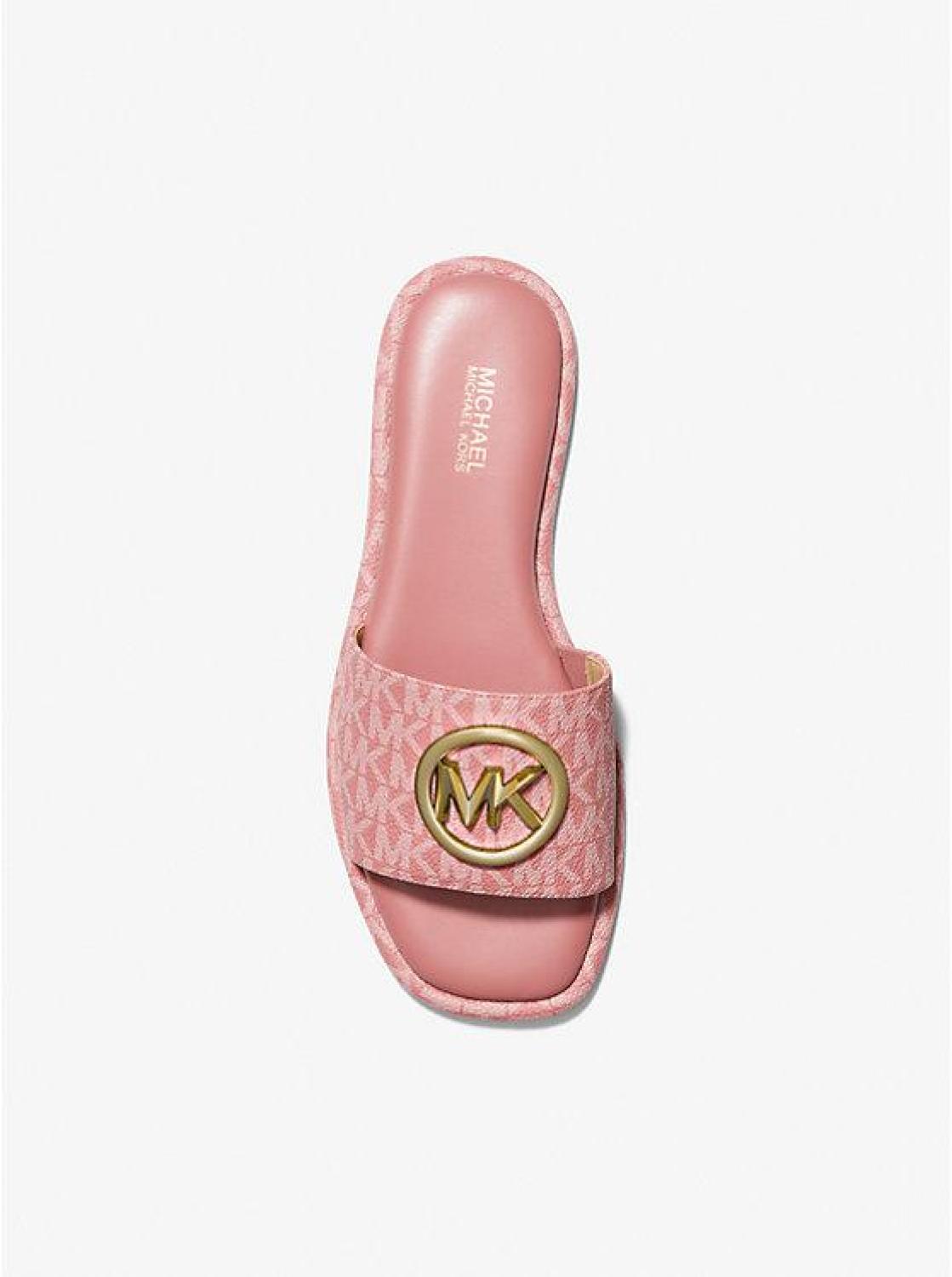 Hayworth Embellished Logo Slide Sandal