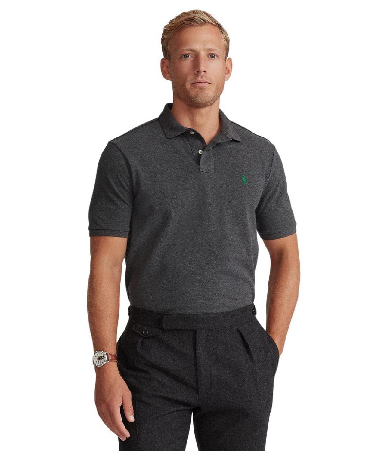 Classic Fit Mesh Polo