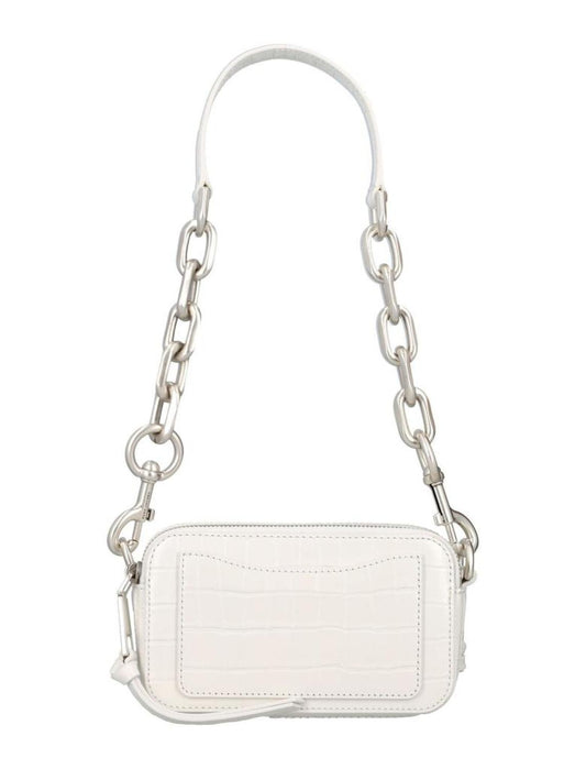 Marc Jacobs Logo Plaque Embossed Chain Shoulder Bag