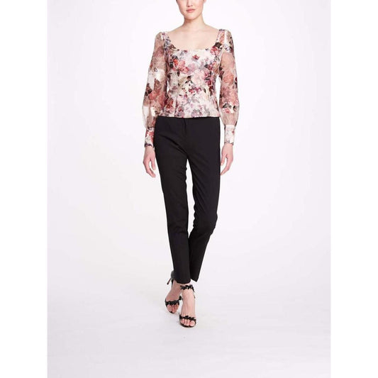 Long Sleeve Floral Blouse