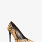 Gretel Python Embossed Leather Pump