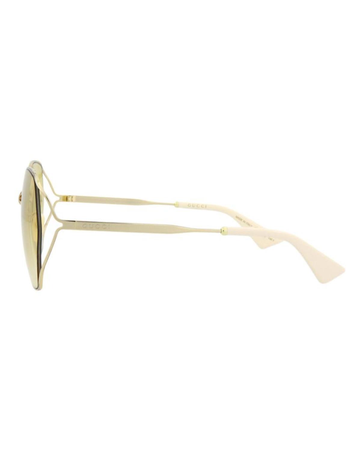 Round-Frame Metal Sunglasses