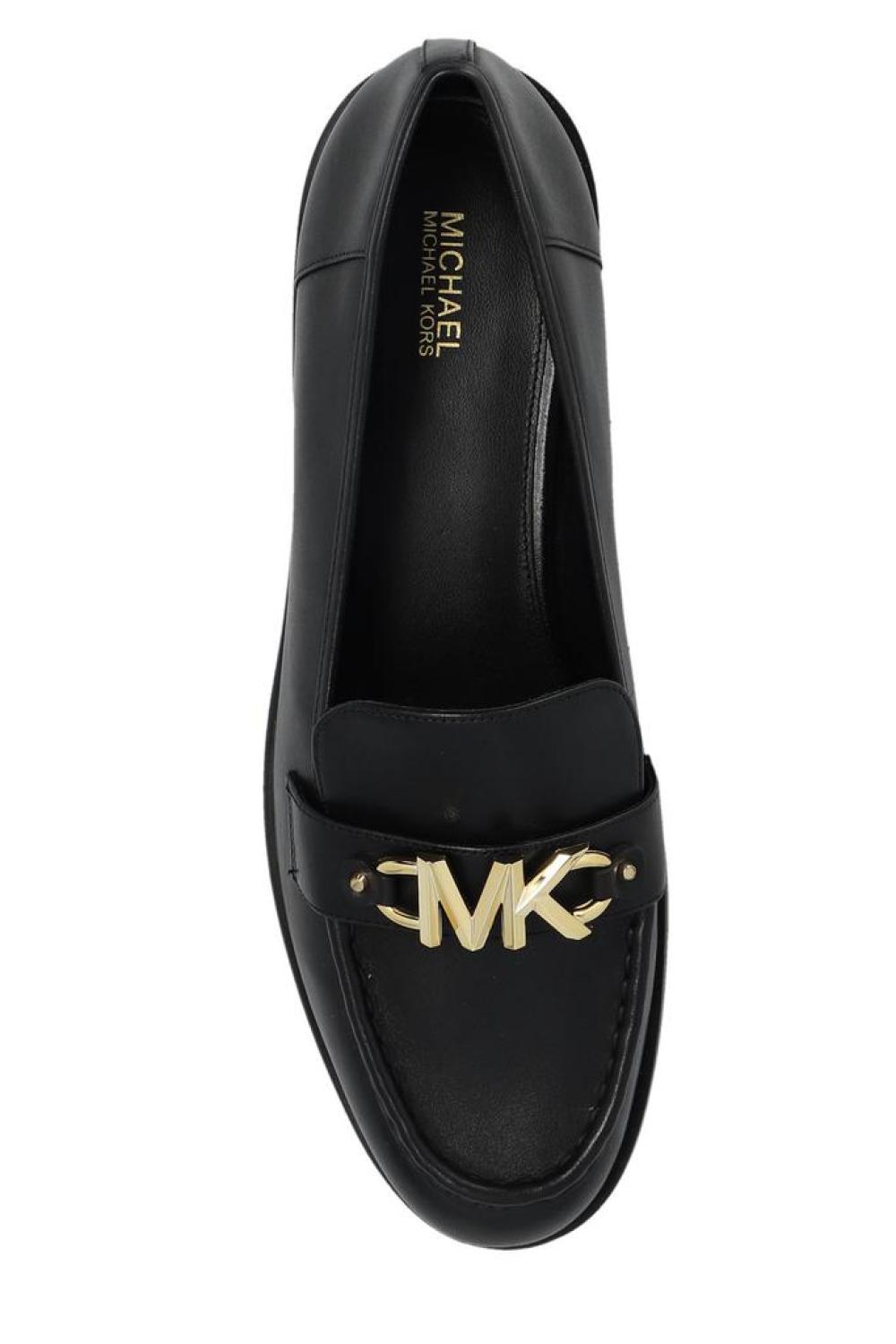 Michael Michael Kors Logo Plaque Round-Toe Loafers