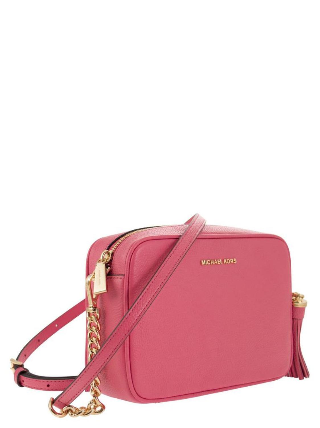 Michael Michael Kors Ginny Logo Plaque Crossbody Bag