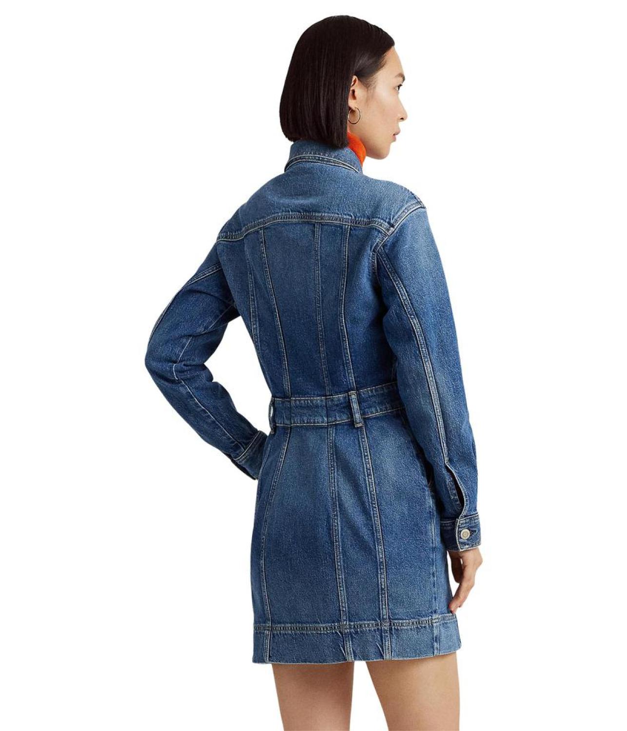 Denim Trucker Shirtdress