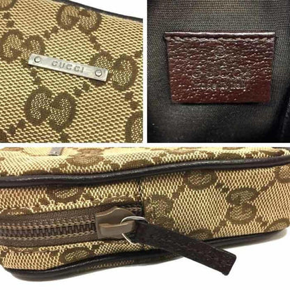 Gucci Gg Canvas Canvas Clutch Bag (Pre-Owned)